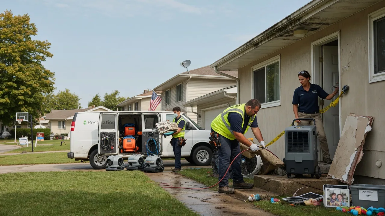 Water Damage Restoration in Garland, KS near me